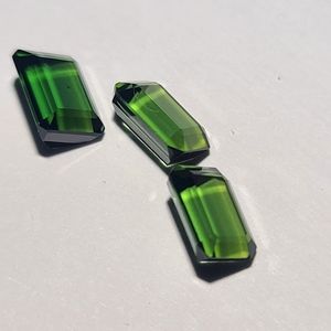 Natural Green Tourmaline Qty:3